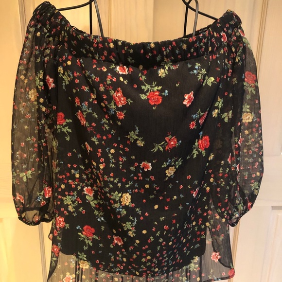 BAILEY/44 OFF THE SHOULDER SHIRT SIZE SMALL - Picture 2 of 11
